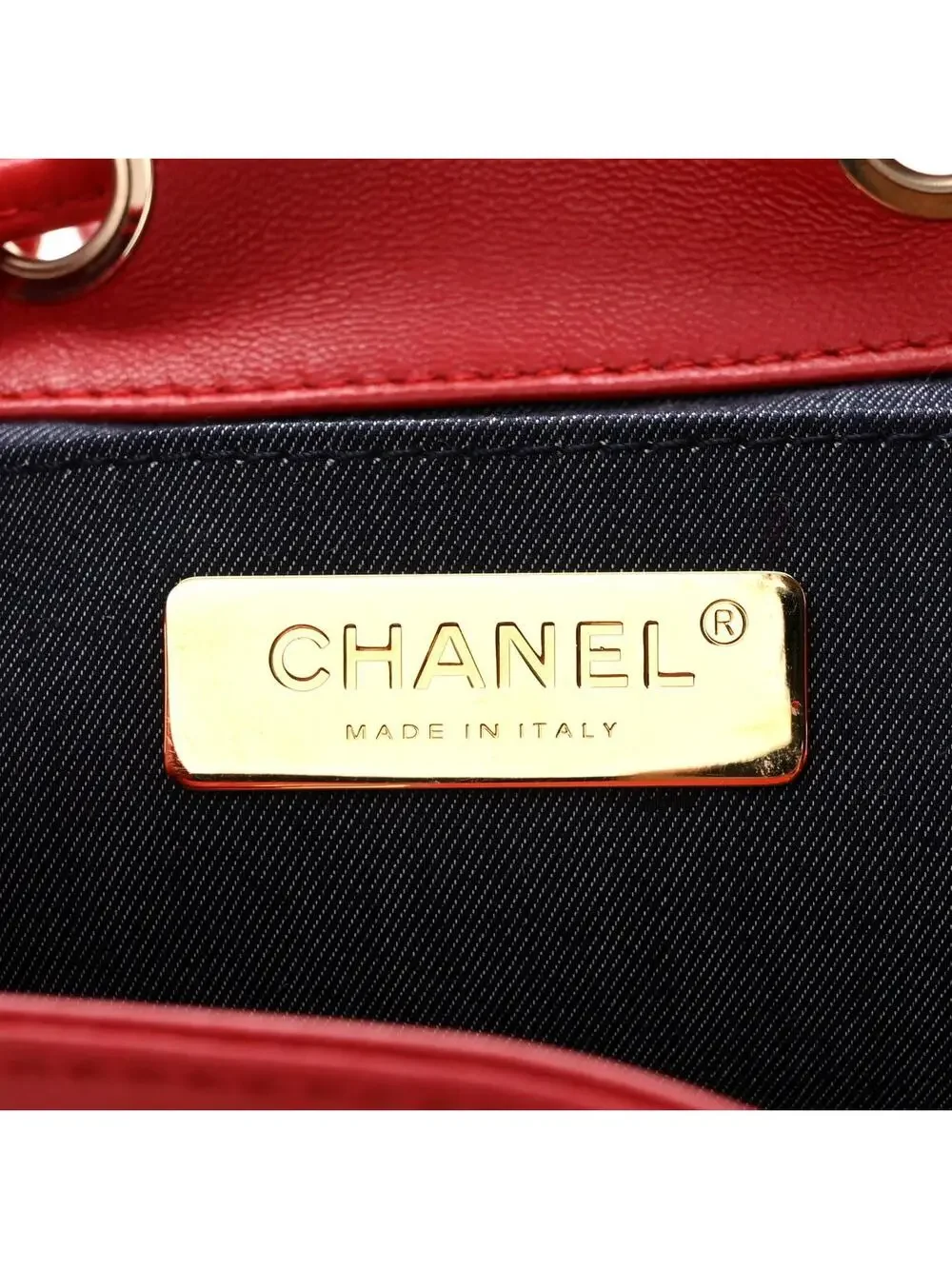 Chanel Lambskin Cc Mania Backpack Red #324088C18B